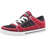 Duffs Mens Slice Skate Shoes Black/Red/White