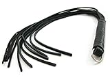 M2m Whip, Leather, Thong, 20-inch, Black M2m Whip, Leather, Thong, 20-inch, Black