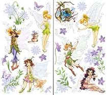 Sandylion Fairies Wall Stickers with Glitter
