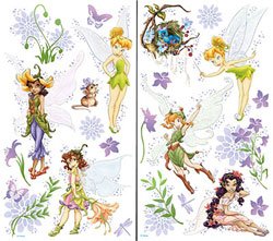 Disney Fairies, Tinkerbell & Princesses - 48 Large Wall Stickers / Decals