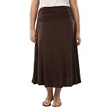 Mossimo® Black Plus Convertible Maxi Skirt - Brown
