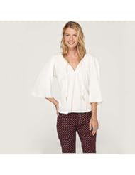 Apparel: Roxy Peasantly Surprised Top - Womens Sea Spray WBS0 Medium - Roxy