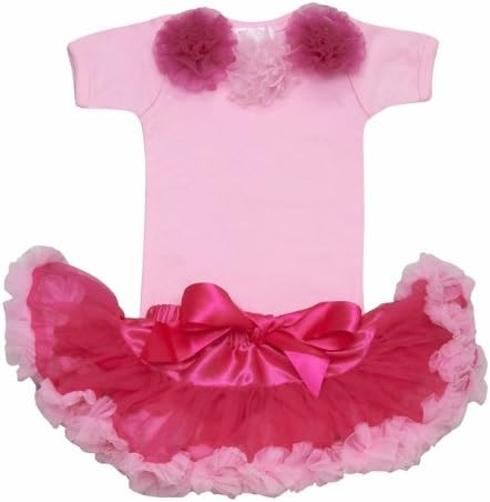 Lollipop Moon Lollipop Moon Cotton Candy Hot Pink & Pink Tutu Set