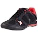 Kempa Stride 2008395, Unisex - Kinder Sportschuhe - Handball, schwarz, (schwarz/rot 01), EU 38.5, (UK 5.5)