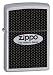 Zippo Lighter Zippo Name in Flame, Satin Chrome