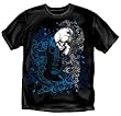 Guitar Skull Vine - Black T-Shirt
