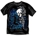 Guitar Skull Vine - Black T-Shirt