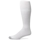 Hanes Men's 6 pack over-the-calf tube sock, White, 6-12