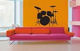 Drum Set Vinyl Wall Decal Sticker Graphic
