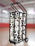 Durable 30-Ball Capacity Locking Basketball Storage Bin