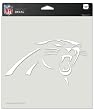 Carolina Panthers Die-Cut Decal - 8"x8" White