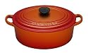 Le Creuset Cast Iron Oval Cocotte Casserole, 23 cm, Volcanic