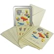 Cavallini Vintage Toys Thank You Cards in a Tin
