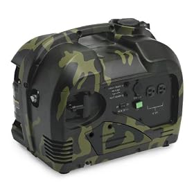 Steele Products SP-GG120CM 1,200 Watt 2.8 HP 4 stroke OHV Gas Powered Enclosed Camouflage Portable Generator (Non-CARB Compliant)