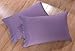 Honeymoon 1800 Brushed Microfiber Embroidered Bed Sheet Set, Ultra Soft, Queen - Purple