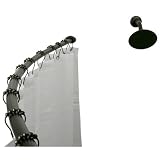Kingston Brass CC3175 Curved Shower Rod - Oil Rubbed Bronze