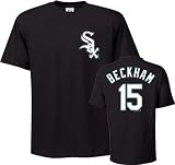 Gordon Beckham Majestic Black Name and Number Chicago White Sox T-Shirt