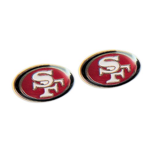 San Francisco 49ers Post Stud Logo Earring Set Charm Gift NFL
