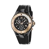 TechnoMarine Unisex 110032 Cruise Ceramic Chronograph Black Dial Watch
