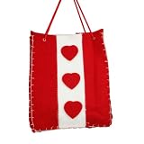 Red Fabric Heart Gift Bags