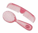 Safety 1st Easy Grip Brush & Comb - Pink