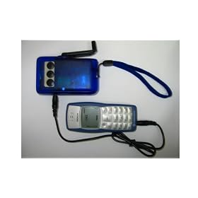5 White LED Hank crank Dyanamo powered Flashlight and Motrola type Cell phone charger