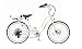 Pedego Step-Through Cruiser White with Pink Rims