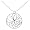 Sterling Silver Butterfly Design Pendant, 18"