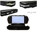 Video Games : Summit Sony PSP Black Aluminum Case with Free Screen Protector