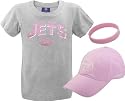 New York Jets Girl's 7-16 Shirt and Hat Combo Pack