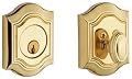 Baldwin 8237.003 Bethpage Deadbolt 2-1/8-Inch Door Prep, Lifetime Polished Brass