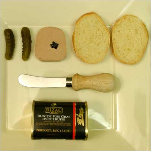 Block Of Goose Foie Gras Micuit With 3% Truffles by Gourmet Food Store