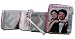 Lot of 4 Wristlets Purse White With Pink Photo Sleeve