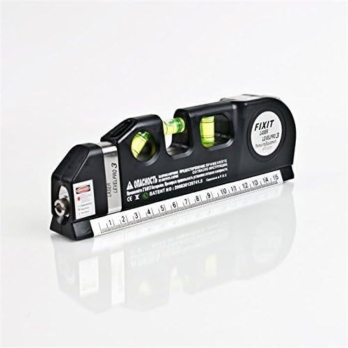 Kuaguoyi Multipurpose Laser Level Horizon Horizontal Vertical Line 8ft+ Measure Tape Ruler Adjusted Standard and Metric Rulers