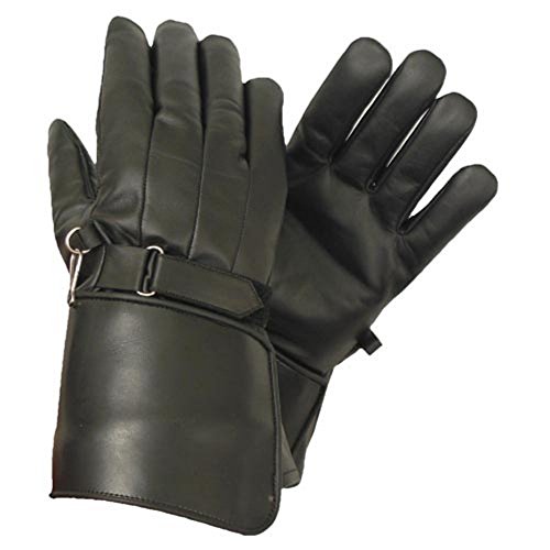 First Manufacturing Men's Light Lined Gloves (Black, Large)