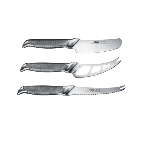 Bodum Chef 3-Piece Cheese and Sausage Knife Set