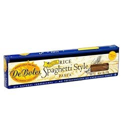 De Boles Pasta Rice Spaghetti, 8-Ounce Boxes (Pack of 12)
