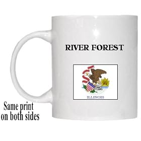 US State Flag - RIVER FOREST, Illinois (IL) Mug
