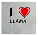 Personalized lens/glasses cleaning cloth with I love Llama (first name/surname/nickname)