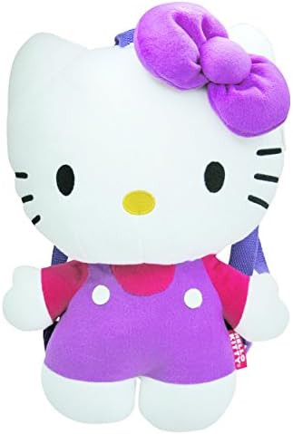 United Pacific Designs unisex-adult Hello Kitty Purple Plush Backpack Standard