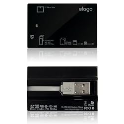 ELAGO All In One (14-in-1) USB Card Reader (EL-RD-003 ,Black)