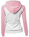 Xpril Women's Raglan Style Trendy Basic Hoodie T-Shirt