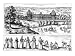 Elizabeth I's Procession Arriving at Nonesuch Palace and Illustrations of Social Hierarchy, 1582 Giclee Poster Print by Joris Hoefnagel, 24x18 Image