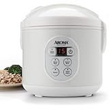 Aroma 8-Cup (Cooked)  (4-Cup UNCOOKED) Digital Rice Cooker and Food Steamer (ARC-914D)