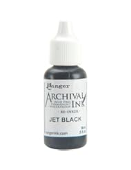Art and Craft Supply: Ranger ARR5-30799 Reinker Archival, Jet Black - Notions - In Network
