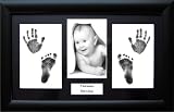 from Anika-Baby Baby / Toddler Handprint Footprint Kit with 14.5x8.5 Black Frame, Black mount (Model 401.IL.701.BLK4)
