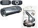 Smoke Silicon Skin Case for Sony PSP + Car Charger Cigarette Lighter Adapter for Sony PSP
