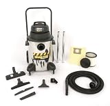 ShopVac 9252310 Industrial Super Quiet Wet/Dry Vacuum Cleaner With 6.25 Peak HP