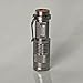 200 Lumen Mini Bonfire, Compact UltraBright Cree LED Flashlight, 1 x AA Battery -graphite silver