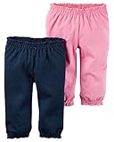 カーターズ Carter's やわらか パンツ 2枚組 2-Pack Babysoft Pants 12M (72-78cm) [並行輸入品]